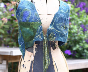 Mosshollow Nunofelted Lake Faery Vest