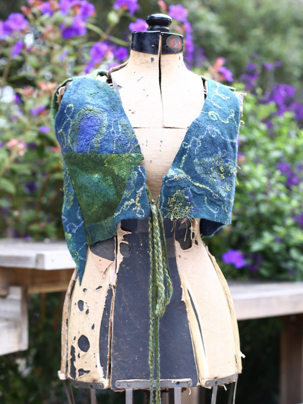 Mosshollow Nunofelted Lake Faery Vest